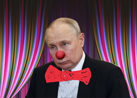 putin klovn